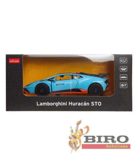 RS Masina RASTAR Die cast 1:32 Lamborghini Huracan STO, albastra, 58255